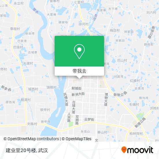 建业里20号楼地图