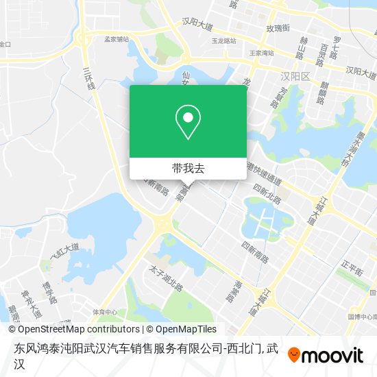 东风鸿泰沌阳武汉汽车销售服务有限公司-西北门地图