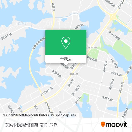 东风·阳光城银杏苑-南门地图