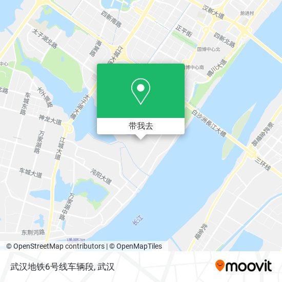 武汉地铁6号线车辆段地图