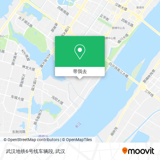 武汉地铁6号线车辆段地图