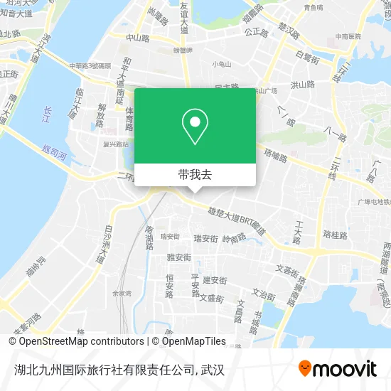 湖北九州国际旅行社有限责任公司地图