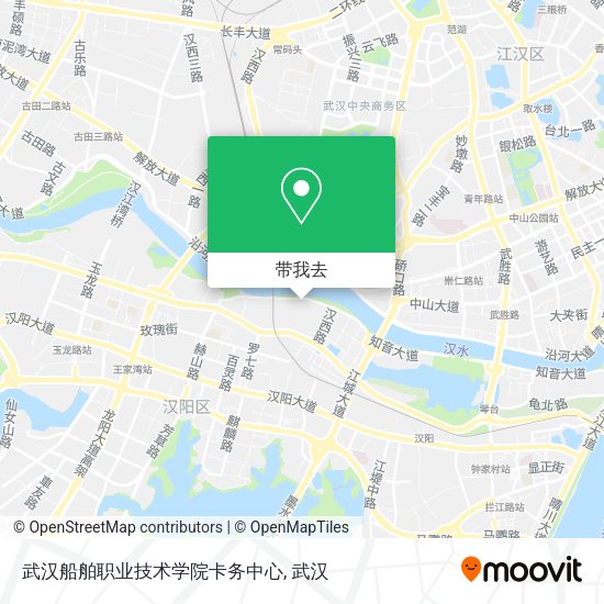 武汉船舶职业技术学院卡务中心地图