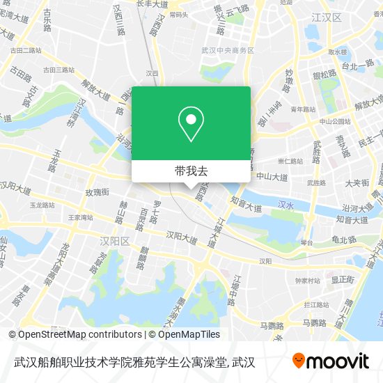 武汉船舶职业技术学院雅苑学生公寓澡堂地图