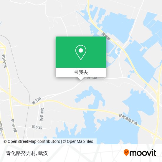 青化路努力村地图