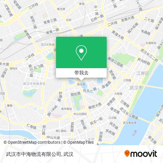 武汉市中海物流有限公司地图