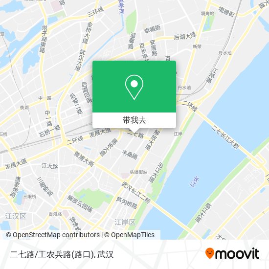 二七路/工农兵路(路口)地图