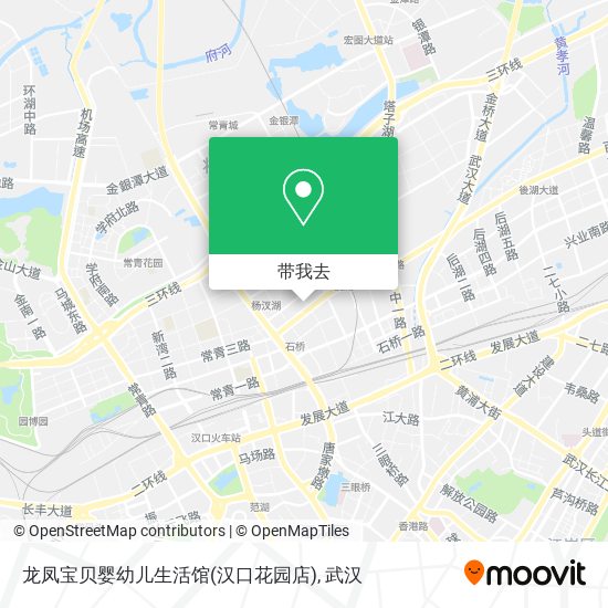 龙凤宝贝婴幼儿生活馆(汉口花园店)地图