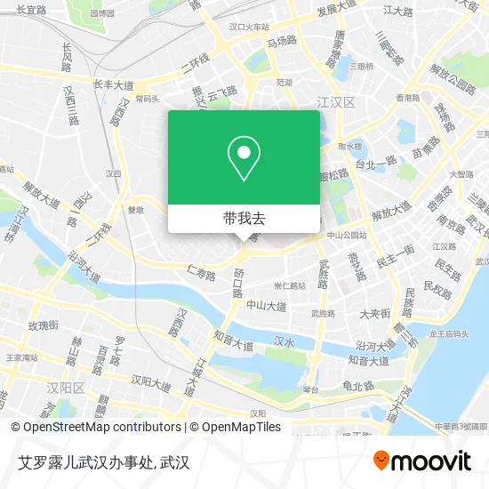 艾罗露儿武汉办事处地图