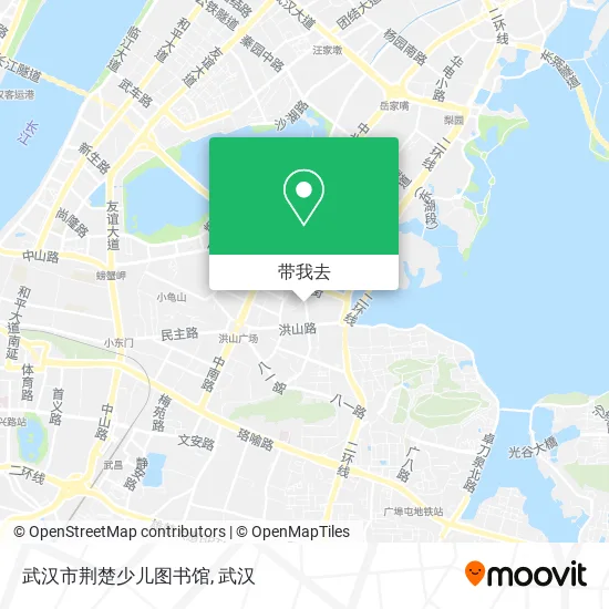 武汉市荆楚少儿图书馆地图