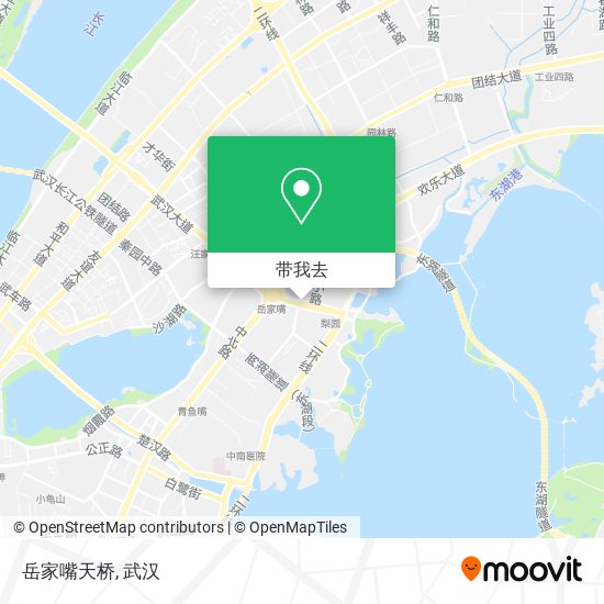 岳家嘴天桥地图