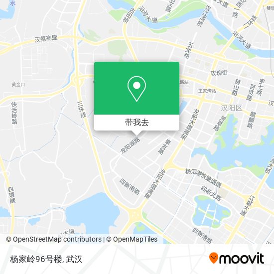 杨家岭96号楼地图