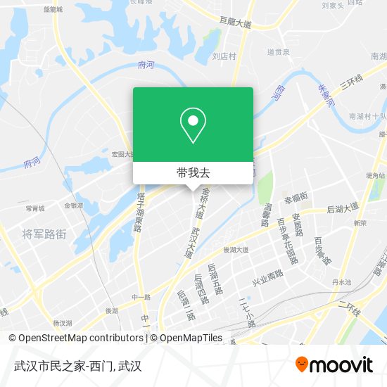 武汉市民之家-西门地图