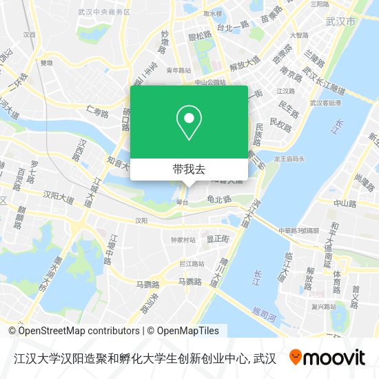 江汉大学汉阳造聚和孵化大学生创新创业中心地图