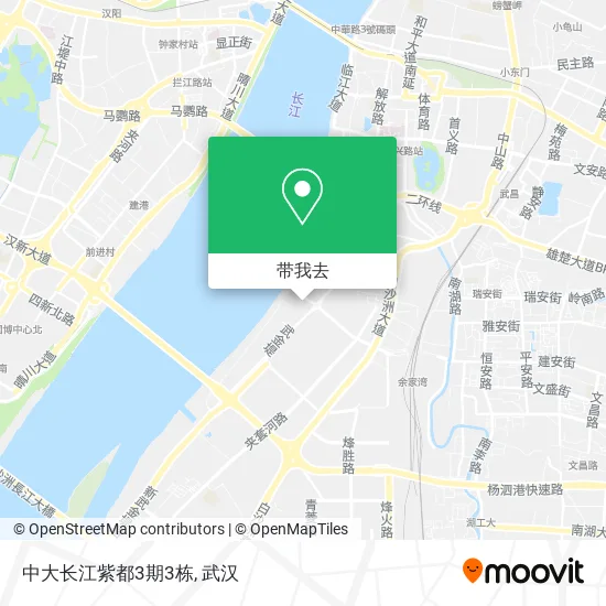 中大长江紫都3期3栋地图