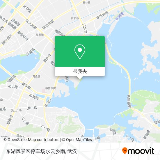 东湖风景区停车场水云乡南地图