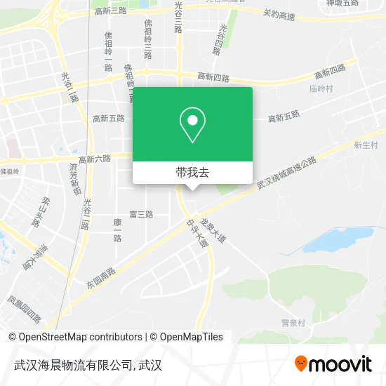 武汉海晨物流有限公司地图