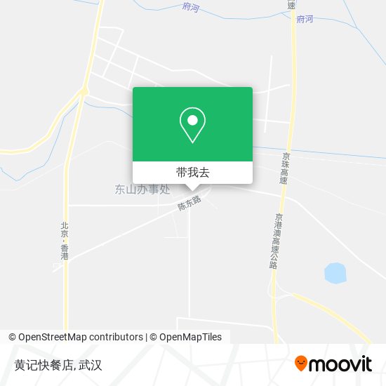 黄记快餐店地图