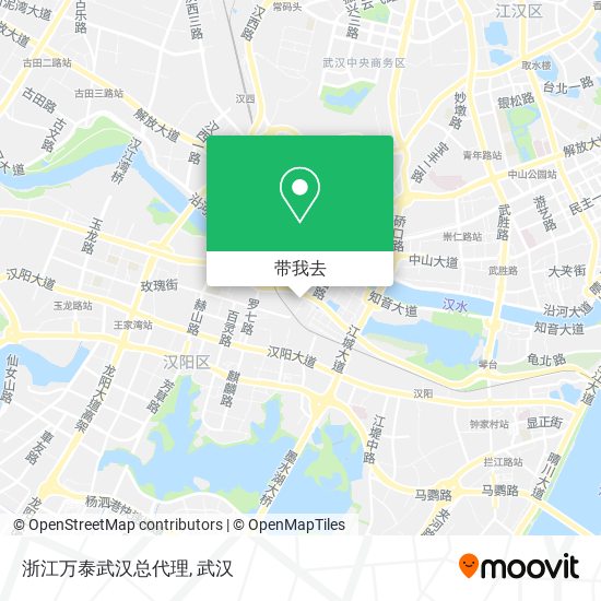 浙江万泰武汉总代理地图