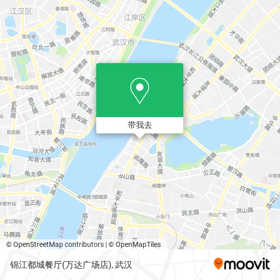 锦江都城餐厅(万达广场店)地图