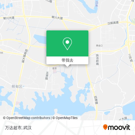 万达超市地图