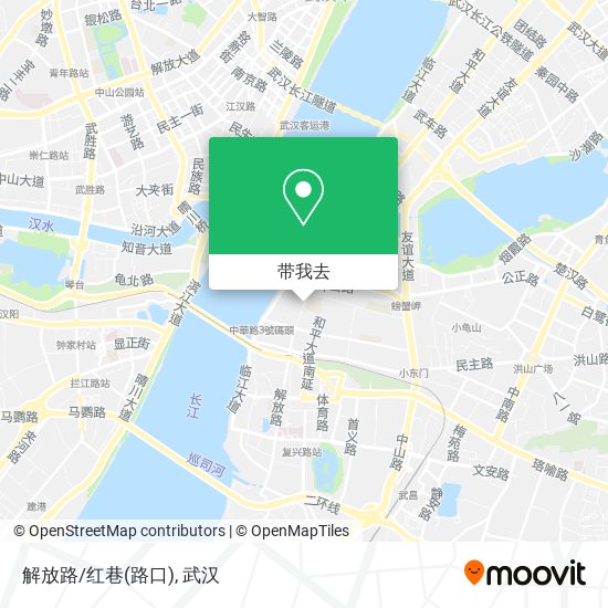 解放路/红巷(路口)地图