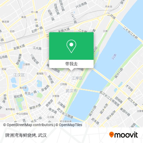 牌洲湾海鲜烧烤地图