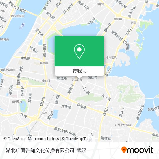 湖北广而告知文化传播有限公司地图