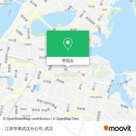 江苏华泰武汉分公司地图