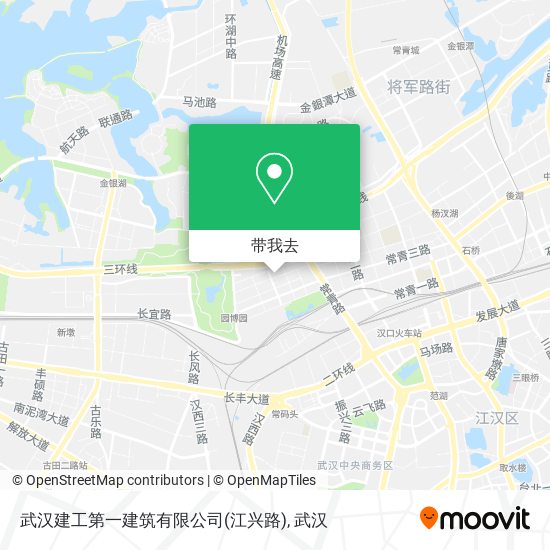 武汉建工第一建筑有限公司(江兴路)地图