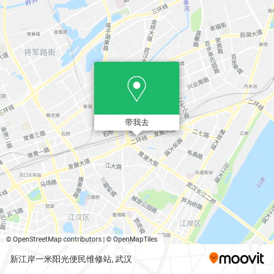新江岸一米阳光便民维修站地图