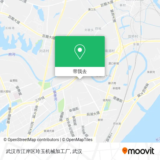 武汉市江岸区玲玉机械加工厂地图