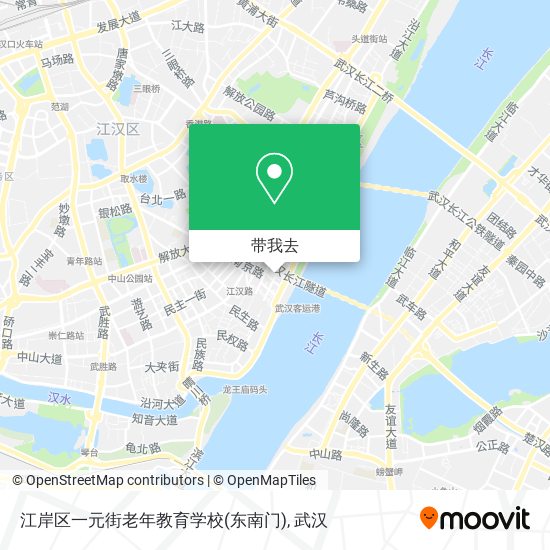 江岸区一元街老年教育学校(东南门)地图