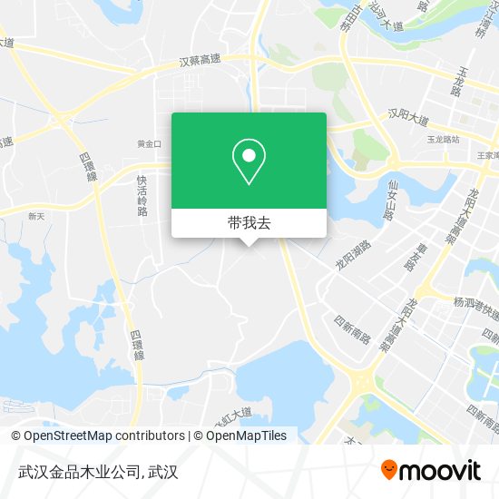 武汉金品木业公司地图