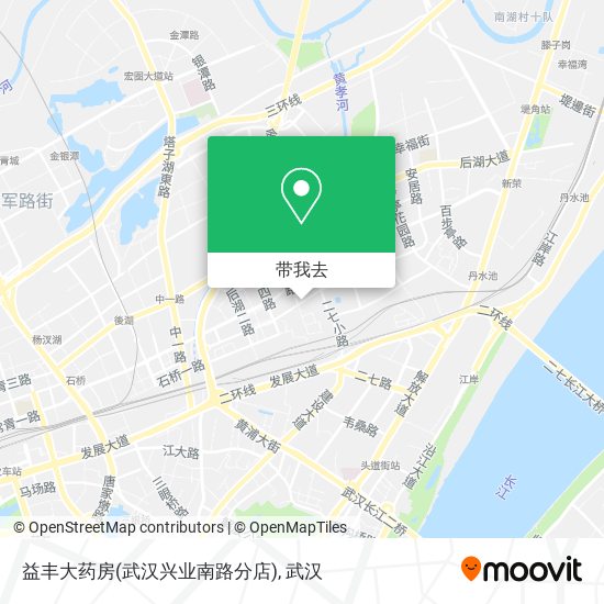 益丰大药房(武汉兴业南路分店)地图