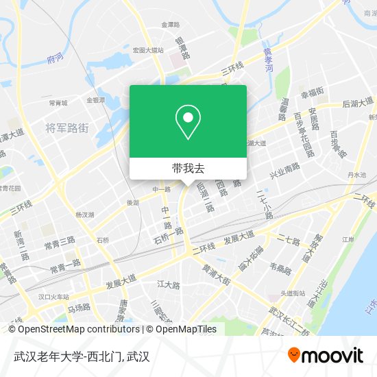 武汉老年大学-西北门地图