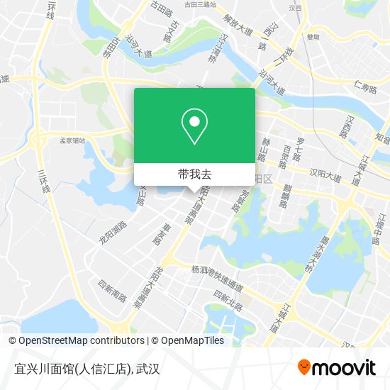 宜兴川面馆(人信汇店)地图