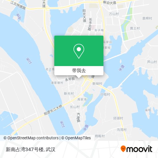 新南占湾347号楼地图