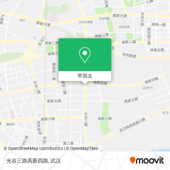 光谷三路高新四路地图