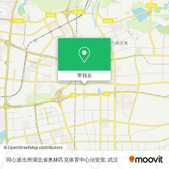 同心派出所湖北省奥林匹克体育中心治安室地图