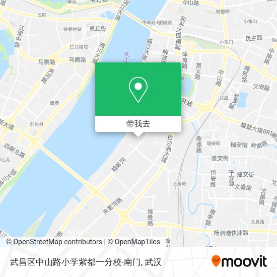武昌区中山路小学紫都一分校-南门地图