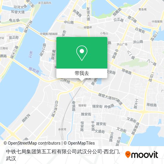 中铁七局集团第五工程有限公司武汉分公司-西北门地图