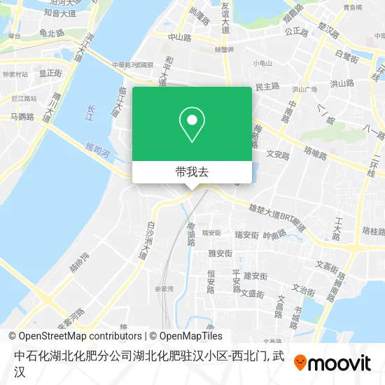 中石化湖北化肥分公司湖北化肥驻汉小区-西北门地图