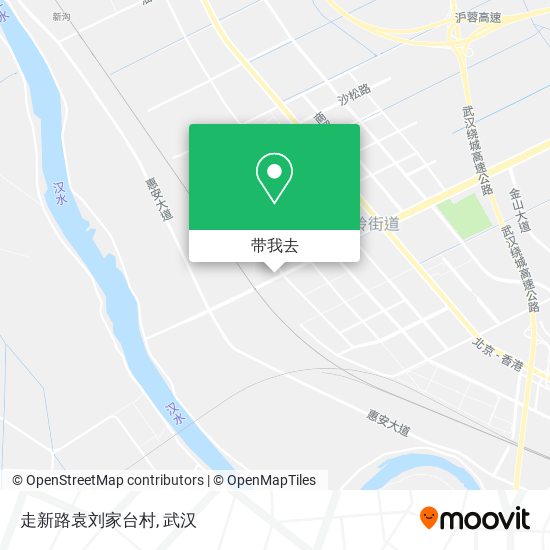 走新路袁刘家台村地图