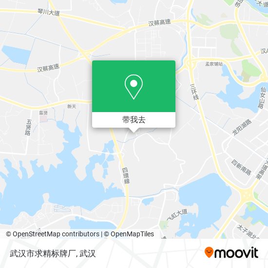 武汉市求精标牌厂地图