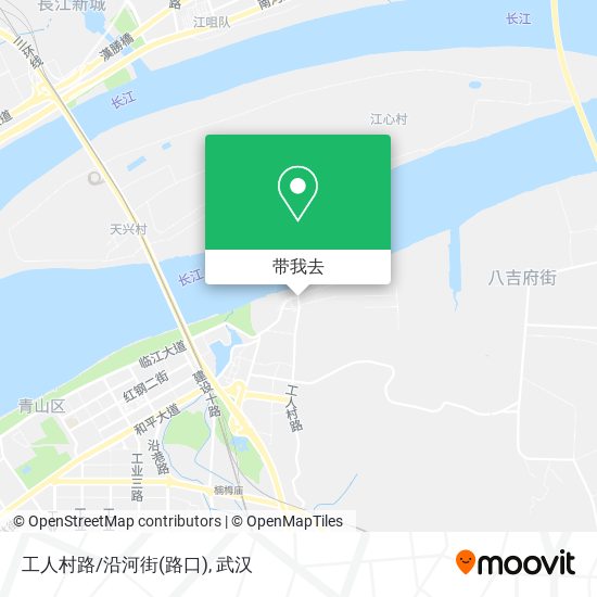 工人村路/沿河街(路口)地图