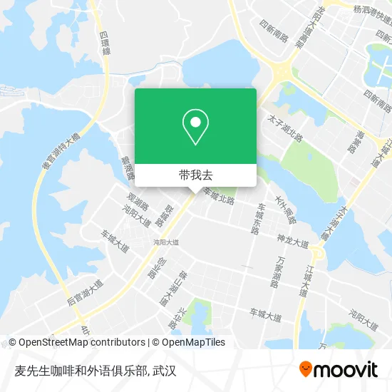 麦先生咖啡和外语俱乐部地图