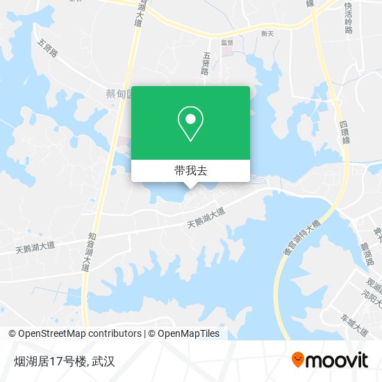 烟湖居17号楼地图