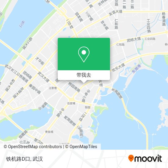 铁机路D口地图