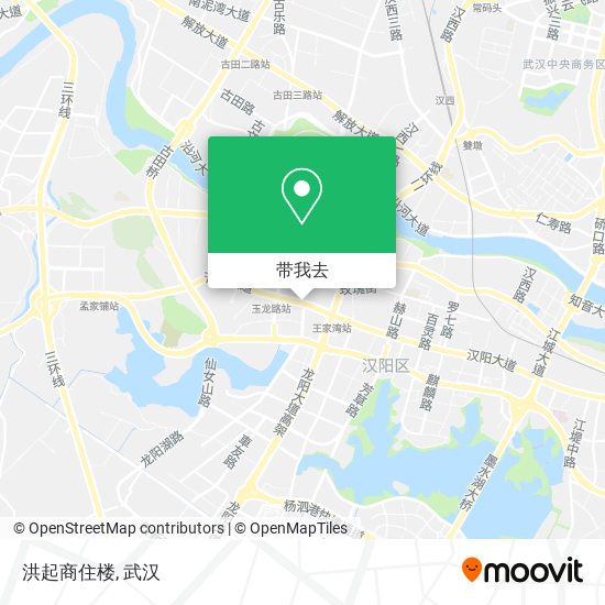 洪起商住楼地图